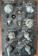 Vintage F-4 Phantom Radar Control Panel C-8996A/APQ-72A PN 86032-1 picture