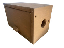 Wood Squirrel House Feeder Outdoor Nesting Box for Habitat Residence (Handmade) picture