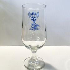 Anheuser Busch AFA Air Force Association Stemmed  Beer Glass 7