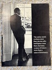 VINTAGE RICHARD NIXON 1972 POLITICAL POSTER 17x22 THE NATION NEEDS COOLNESS picture