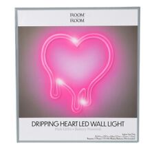 💕 cute dripping heart LED Neon Sign Wall light 8in x 7in(See description:) picture