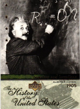 History of the United States Albert Einstein 1905 Theory of Relativity picture
