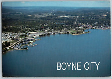 Boyne City, Michigan - Shoreline of Lake Charlevoix - Vintage Postcard 4x6 picture