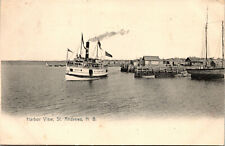 Vtg 1906 Harbor View St Andrews New Brunswick NB Canada Postcard picture