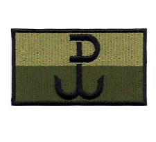 259 POLISH ARMY CAMO PATCH PW GROM - FLAG OF POLAND  picture