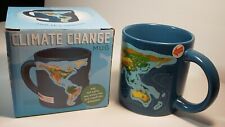 Climate Change Rising Oceans Coffee  Mug Shows effects of climate chg world-wide picture