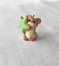 2001 Sweet Contribution ~ Mouse With a Sugar Cookie: Hallmark Miniature Ornament picture