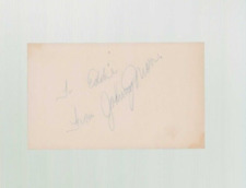 Autographed Paper Johnny Roventini AKA Johnny Morris Call for Phillip Morris picture