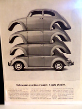 1961 VW Bus Volkswagen Bug/Bus Print Advertisements  Car Art-Peace-Love picture