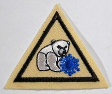 Girl Scout Brownie CLIMATE CHANGE TRY IT Council Own Badge Polar Bear Patch picture