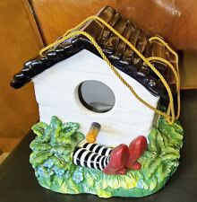 VERY RARE, Wizard of Oz Birdhouse, Westland Gifts , Wicked Witch picture