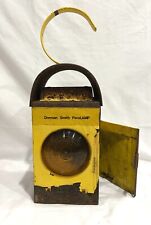 Large Metal Vintage Railway Lantern Caution Light Dorman Smith picture