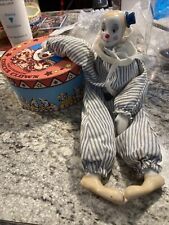 Vintage Enesco Flippy Circus Clown Ceramic Figurine In Original Box (1983) picture