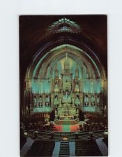 Postcard Interior View of Notre-Dame Church Montreal Canada picture