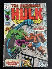 The Incredible Hulk #122 Marvel Comics Silver Age 1969 Good / Very Good picture