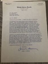 SENATOR JAMES L. BUCKLEY  Post Office Problems TLS  SIGNED DATED 1973 NEW YORK picture
