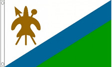 Lesotho Old Large 5ft x 3ft National Polyester Flag picture