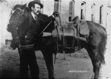 Old West Photo/1900's GAMBLER/GUNSLINGER/SCOUT/LAWMAN/WYATT EARP/4x6 B&W Ph. Rp. picture
