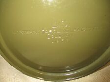 NOS-VINTAGE 1952 COLEMAN-US MILITARY LANTERN GASOLINE GREEN-NEVER FIRED-NO BOX picture