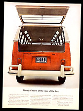 Volkswagen Bus Station Wagon Original 1964 Vintage Print AD picture