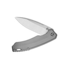 QSP Knives Woodpecker Frame Lock 116-A-II Knife M390 & Gray Titanium picture