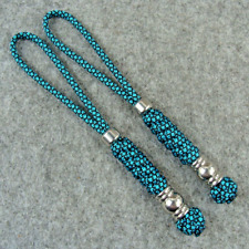 2 PACK Handmade 550 Paracord Knife Lanyard With Steel Bead / Keychains Pendant picture