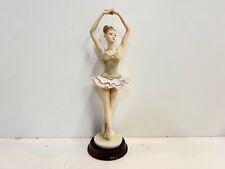 Vintage Capodimonte Pucci Blonde Ballerina Twirling Figurine picture