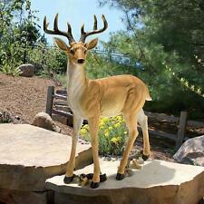Majestic Stag Buck Forest Garden Large Scale Male Deer Wildlife Yard Statue picture