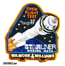 Authentic-BOEING STARLINER CREW FLIGHT TEST-NASA-A-B Emblem SPACE Mission PATCH picture