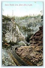 c1910 Scenic Wonder Line Railroad Black Hills South Dakota SD Vintage Postcard picture