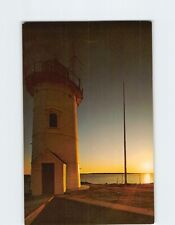 Postcard Nobska Lighthouse Near Woods Hole Cape Cod Massachusetts USA picture