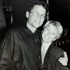 Vintage 1980s Rob Lowe With Girlfriend At Janet Jackson Party Photo picture
