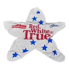 Budweiser Bud Light Anheuser-Busch Inflatable Star Red White & True Beer Sign picture