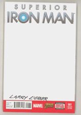 Larry Lieber SIGNED Superior Iron Man #1 Sketch Cover Co-Creator Thor Ant-Man picture