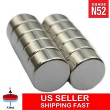 1/2 x 1/4 inch Neodymium Disc Magnets Super Strong Rare Earth Magnet N52 picture