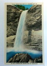 Tennessee Cumberland Mountains Ozone Falls Linen Vintage Postcard picture