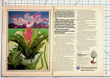 1970s Champion Gene Splicing Ad Wilson McLean Art Future of Humanity Ephemera picture