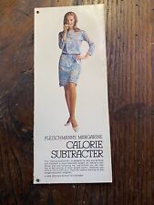 Vintage 1968 Fleischmann’s Margarine Calorie Subtractor Retro 60s Diet Fad Tool picture