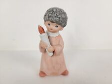 Vintage Angel Replacement Figure Childrens Nativity Homco #5602 Porcelain Boy  picture