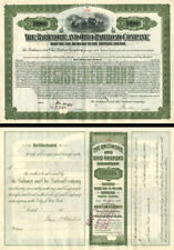 Baltimore and Ohio Railroad Co. Issued to and Signed by Simon Rothschild - Autog picture