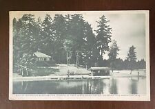 Fort Lewis Washington American Lake Swimming Troops 1944 Postcard picture