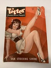 MARCH 1949 ISSUE TITTER GIRLIE MAGAZINE NICE PETER DRIBEN COVER picture