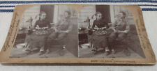 Dutch Courtship - Discord Stereograph 1900 Keystone Piero Co Meadville PA #10569 picture