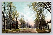 DB Postcard Cortland NY New York Tompkins Street Houses Homes picture