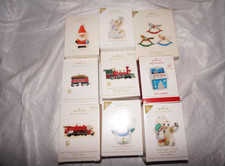 Hallmark Ornament Collection (9) – Lionel, Santa, Frosty, Polar Bear picture