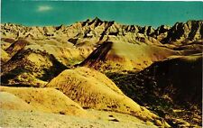 Vintage Postcard- The Big Badlands National Monument, SD 1960s picture