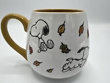 Peanuts Snoopy Fall Leaves Coffee Cup Mug 16 Oz Gibson Overseas 2022 New picture