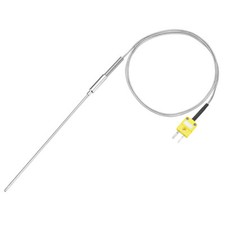 K Type Thermocouple Plug Temperature Sensor Probe -58 to 2012°F Stainless Steel picture