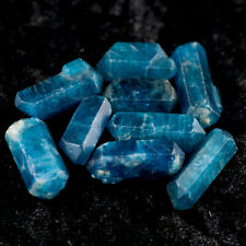Natural BLUE APATITE Crystals Double Terminated Points Mineral Gem Dream Stone picture