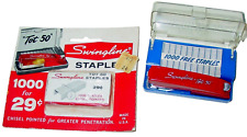 Vintage Swingline Tot 50 Speed Products Mini Stapler & 2000 Staples USA picture